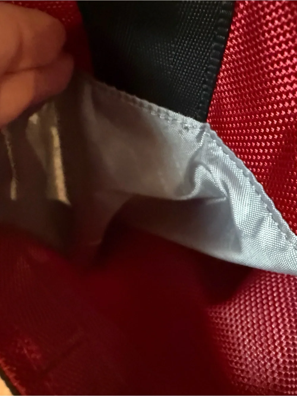 Lands' End Red and Black Men's Laptop Tote